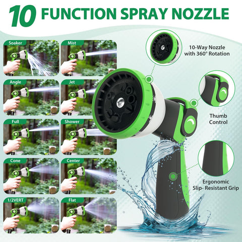 Ahititi 25ft hose handles daily watering tasks with ease.