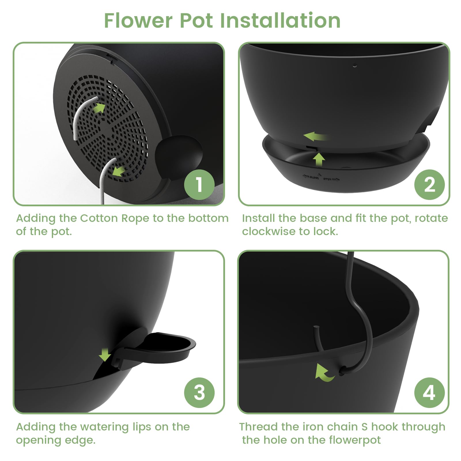 AHJZO balcony setup with planters for a compact outdoor green display