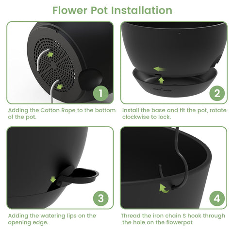AHJZO balcony setup with planters for a compact outdoor green display