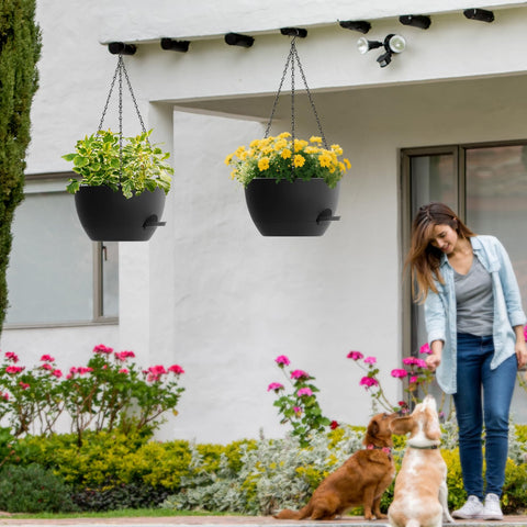 AHJZO included accessories enable quick, ready-to-hang installation for herbs and flowers