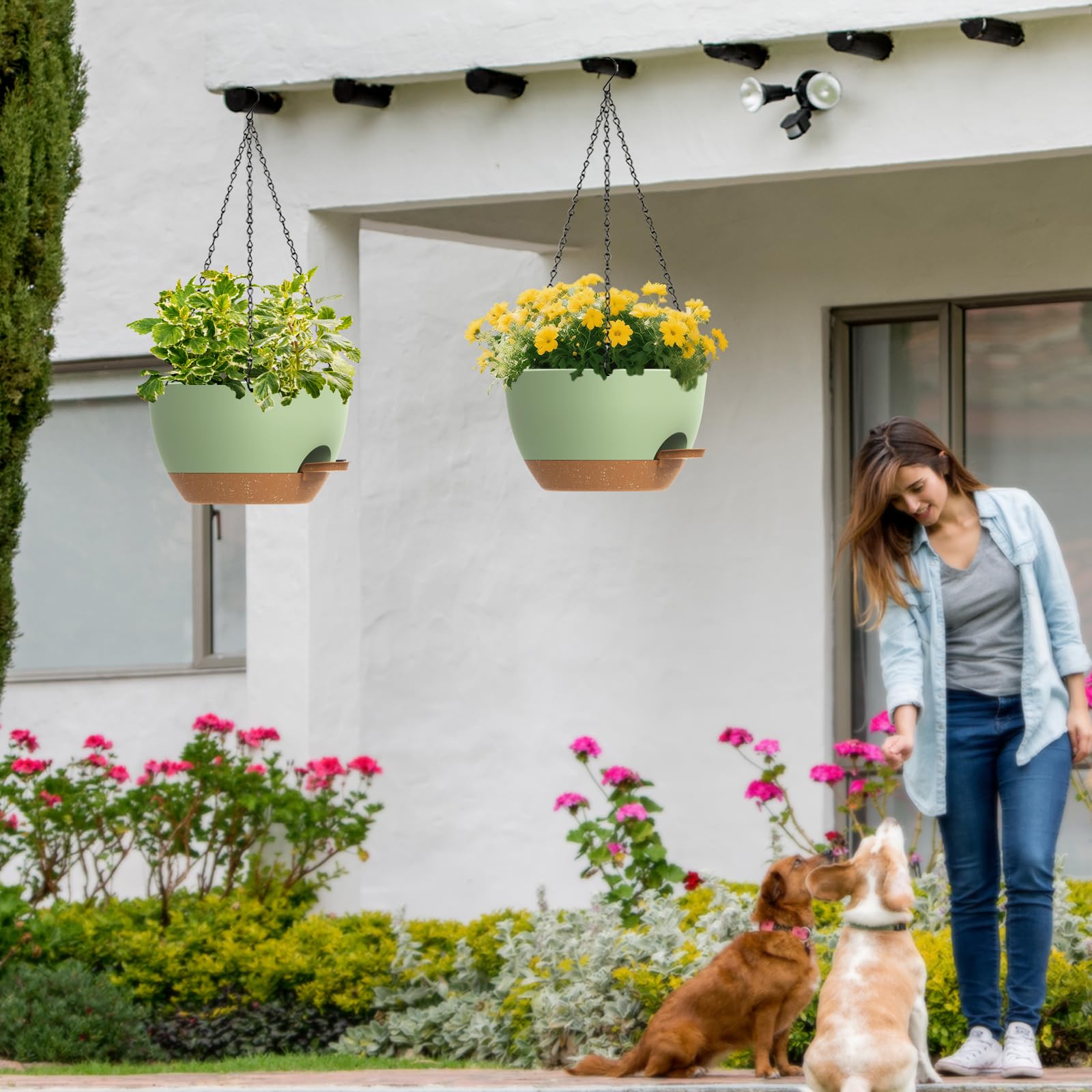 AHJZO indoor outdoor versatility makes it ideal for porches balconies and kitchens.