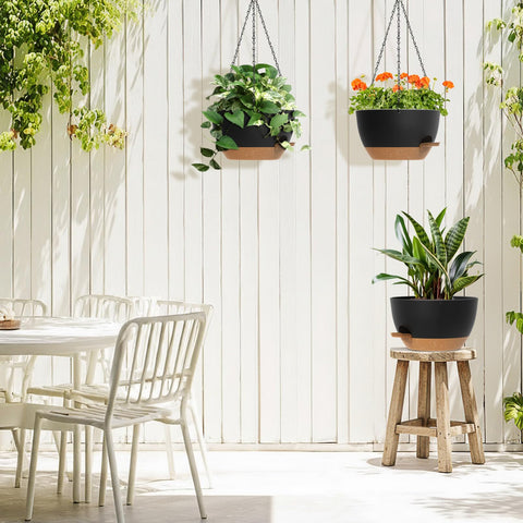 AHJZO weather-resistant plastic stays stylish year-round