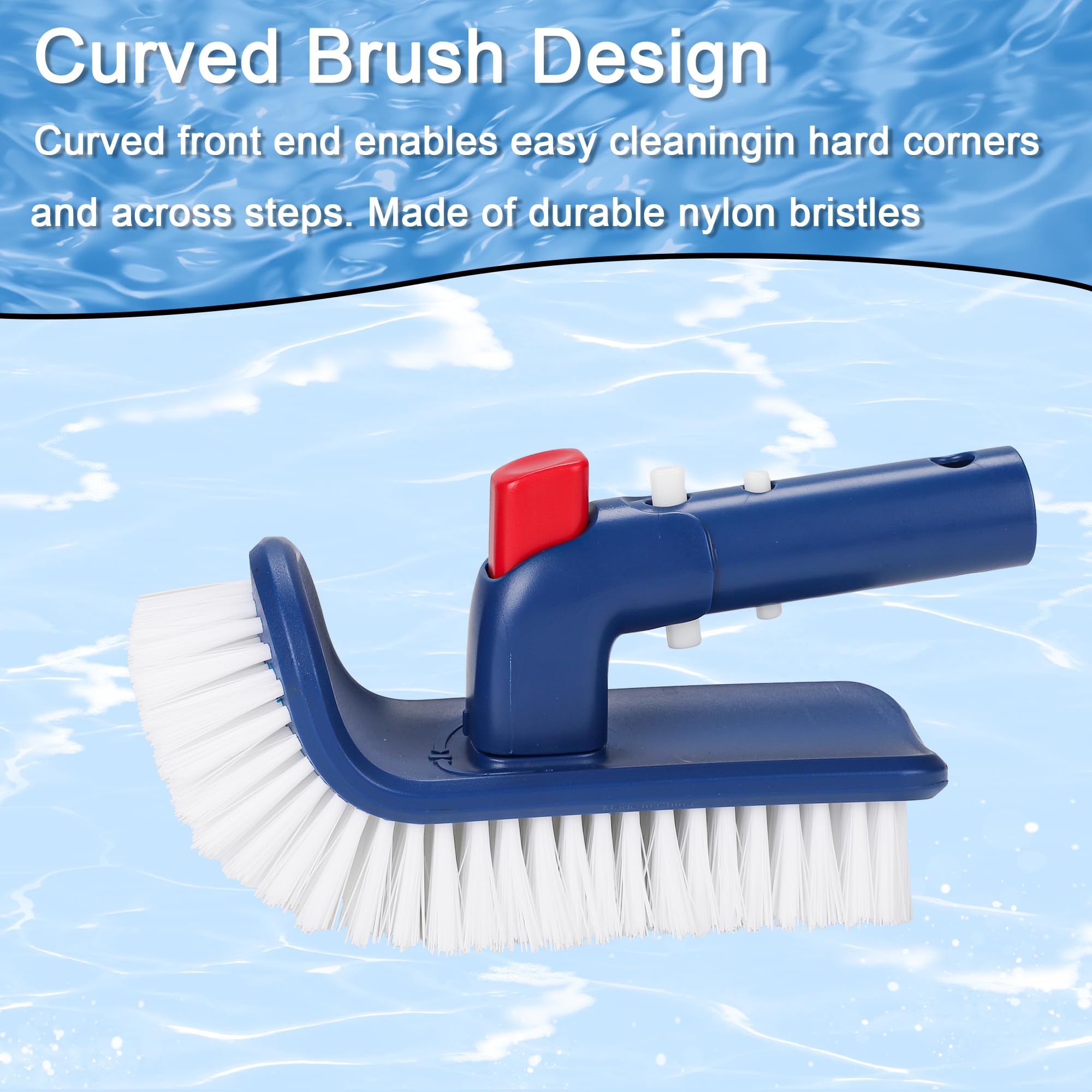 Ahomdoo assembled pool cleaning kit showing full setup