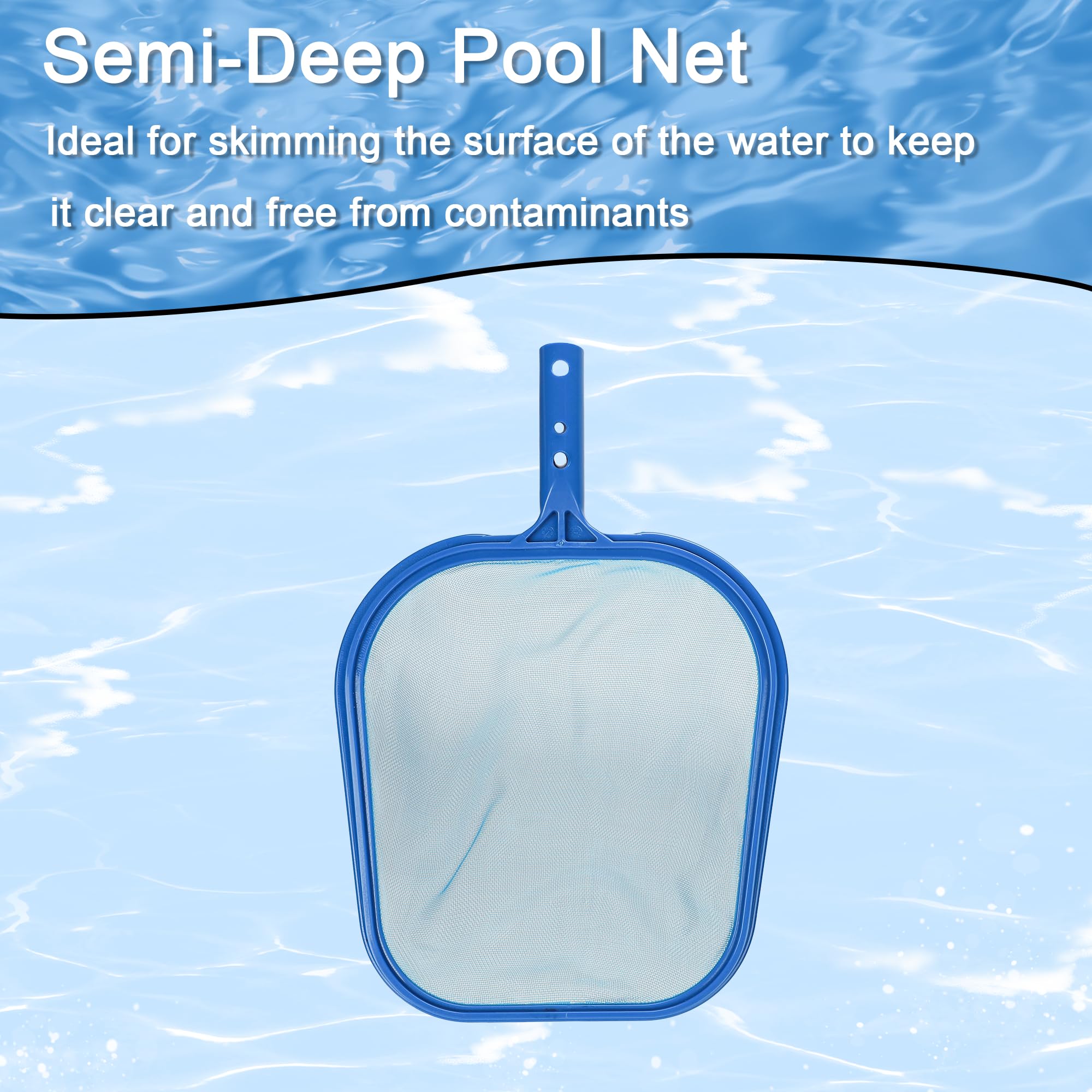 Ahomdoo pool cleaning kit in action cleaning a pool effectively