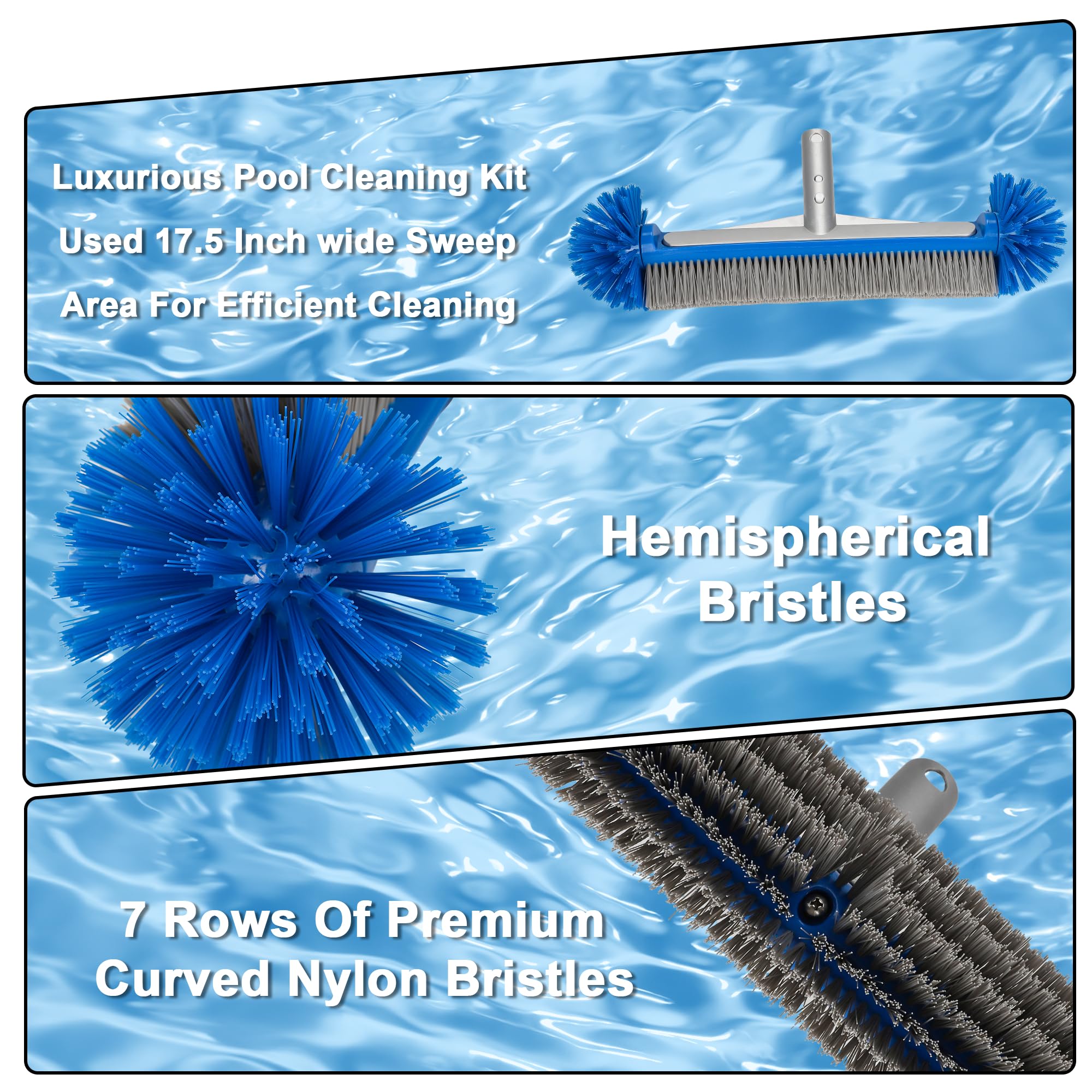 Ahomdoo universal EZ-Clip fits standard pool poles for upgrades