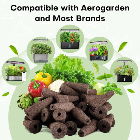 Ahopegarden 50 grow sponges close-up highlighting fast germination potential.