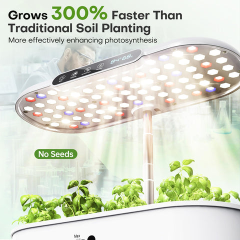 Ahopegarden 5L water tank with level indicator ensures consistent hydration