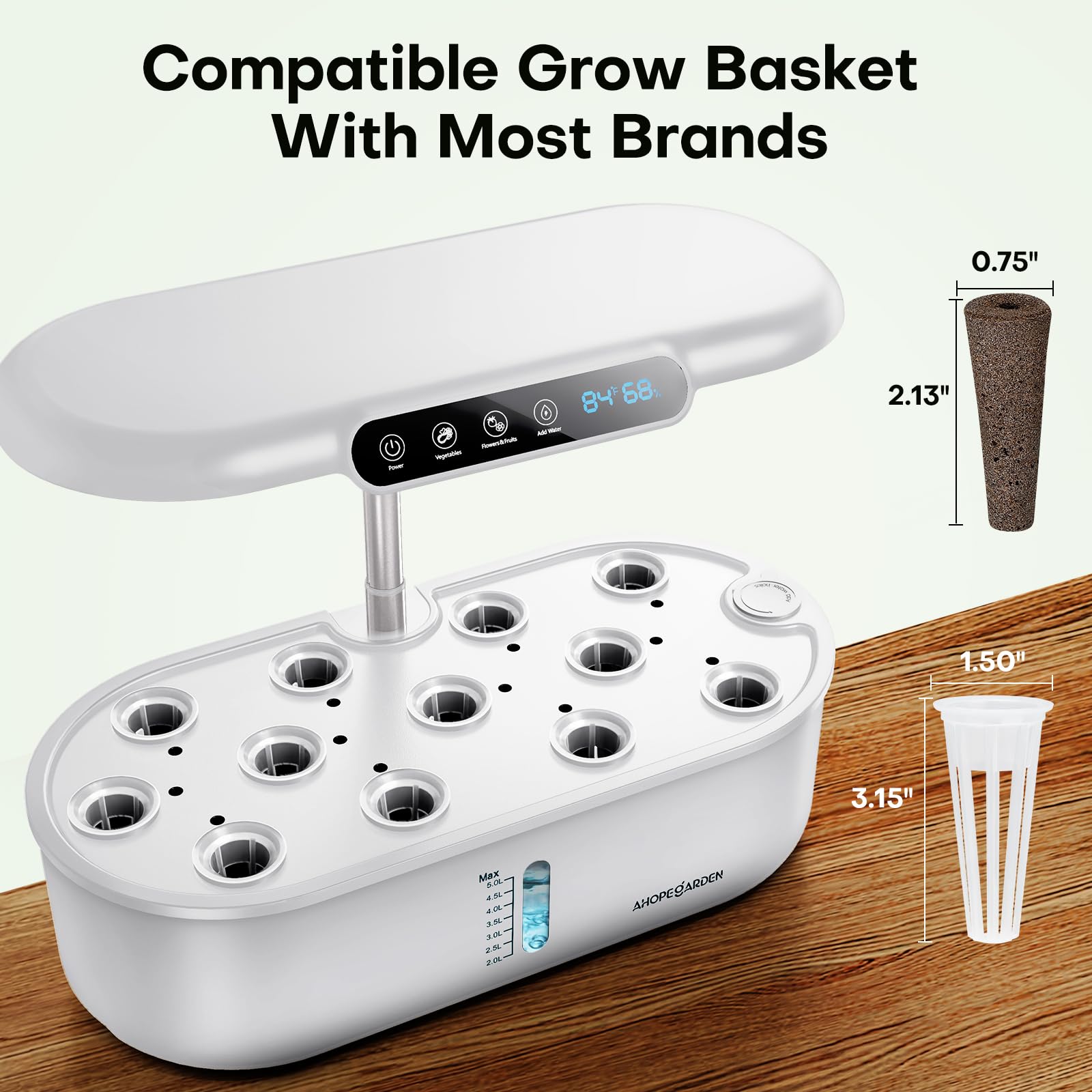 Ahopegarden indoor kitchen garden fits small spaces for fresh greens