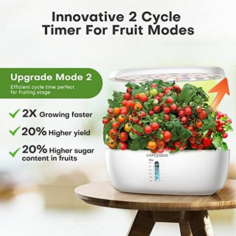 Ahopegarden gift-ready indoor garden kit for family and friends
