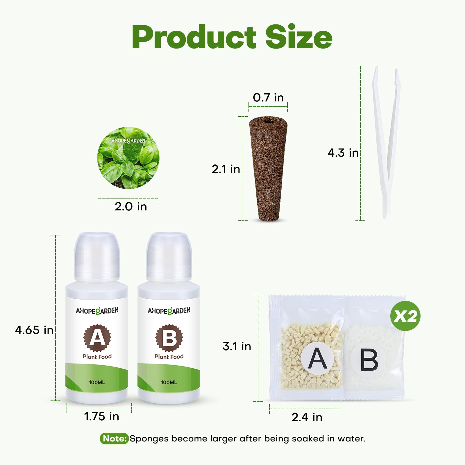 Ahopegarden herb growth assortment using pods kit for versatile indoor gardening