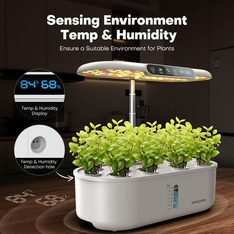 Ahopegarden Hydroponics Kit ready-to-gift packaging for beginners and home gardeners.