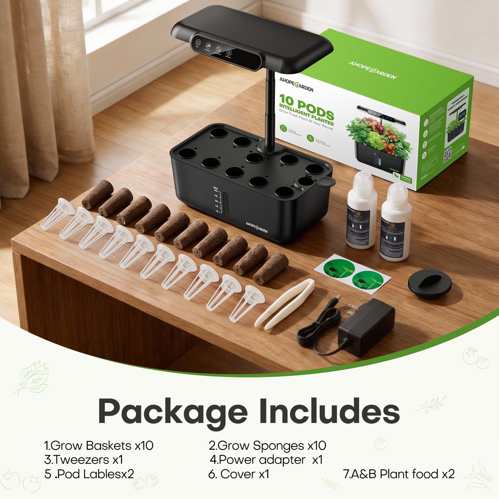 Ahopegarden compact kitchen garden for fresh herbs on demand