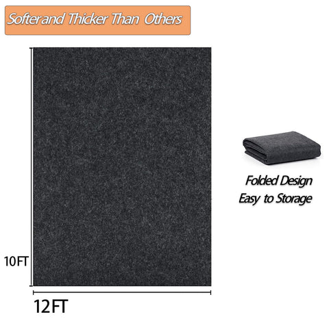 Ahpuhtan shed mat with waterproof bottom protects concrete from leaks