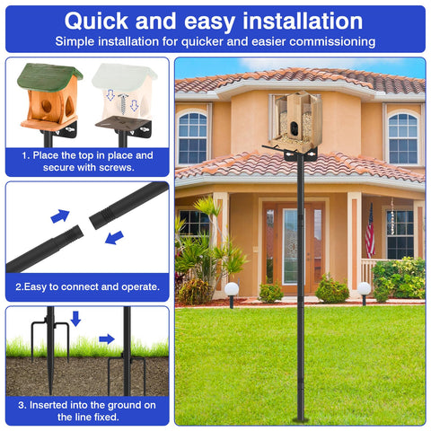 AHRLHR weather station mount feature for multi-use outdoor setup.