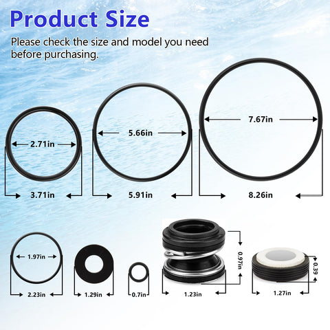 Ahuliao Drain Plug O-Rings support secure sealing at drain points.