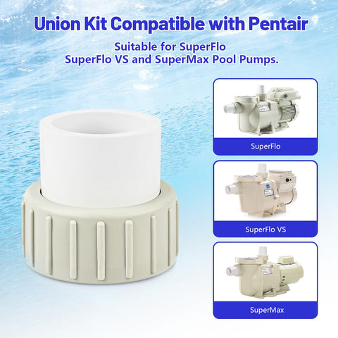 Ahuliao SuperFlo VS union showing high-quality seal for reliable pump connections.