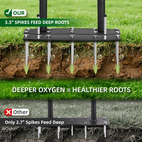 AHXPOCF 11 spikes deliver deep penetration into hard clay soil.