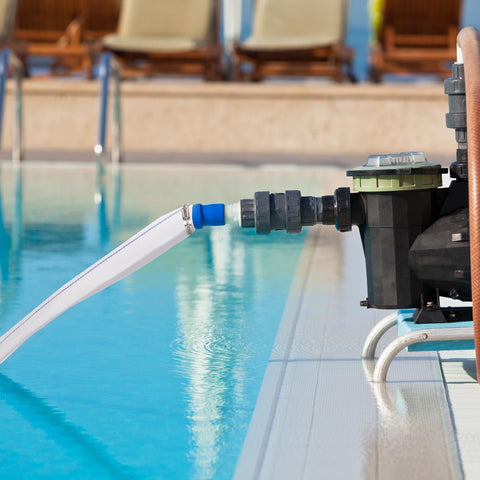 Ahzemepinyo versatile hose for pool drain and water transfer