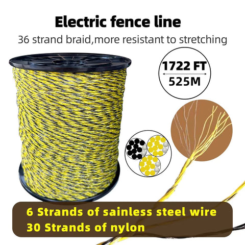 AI.YUYU six-strand stainless steel conductors ensure durable, reliable conductivity for containment