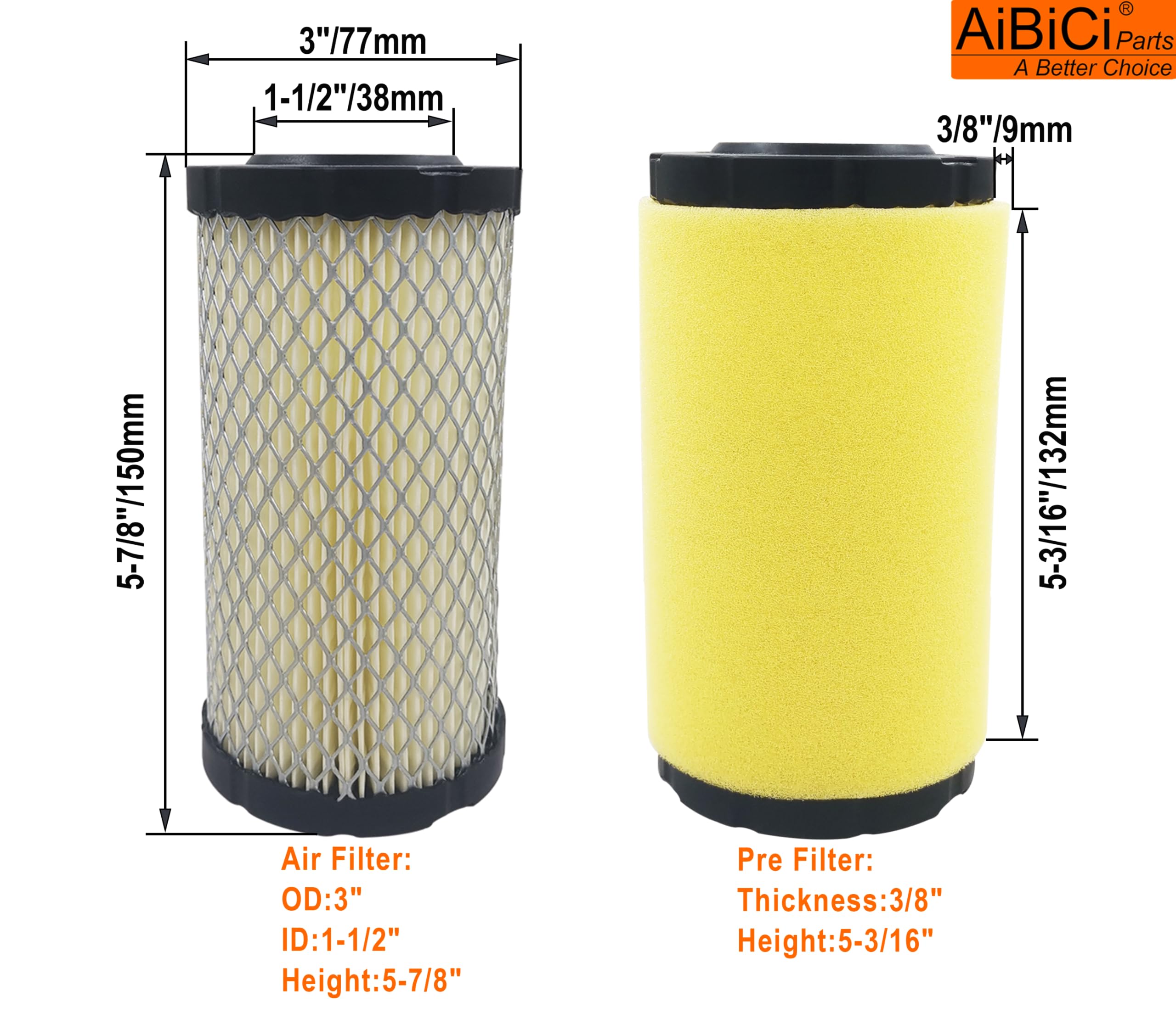 AiBiCi pre-filter sample demonstrating dual-layer protection