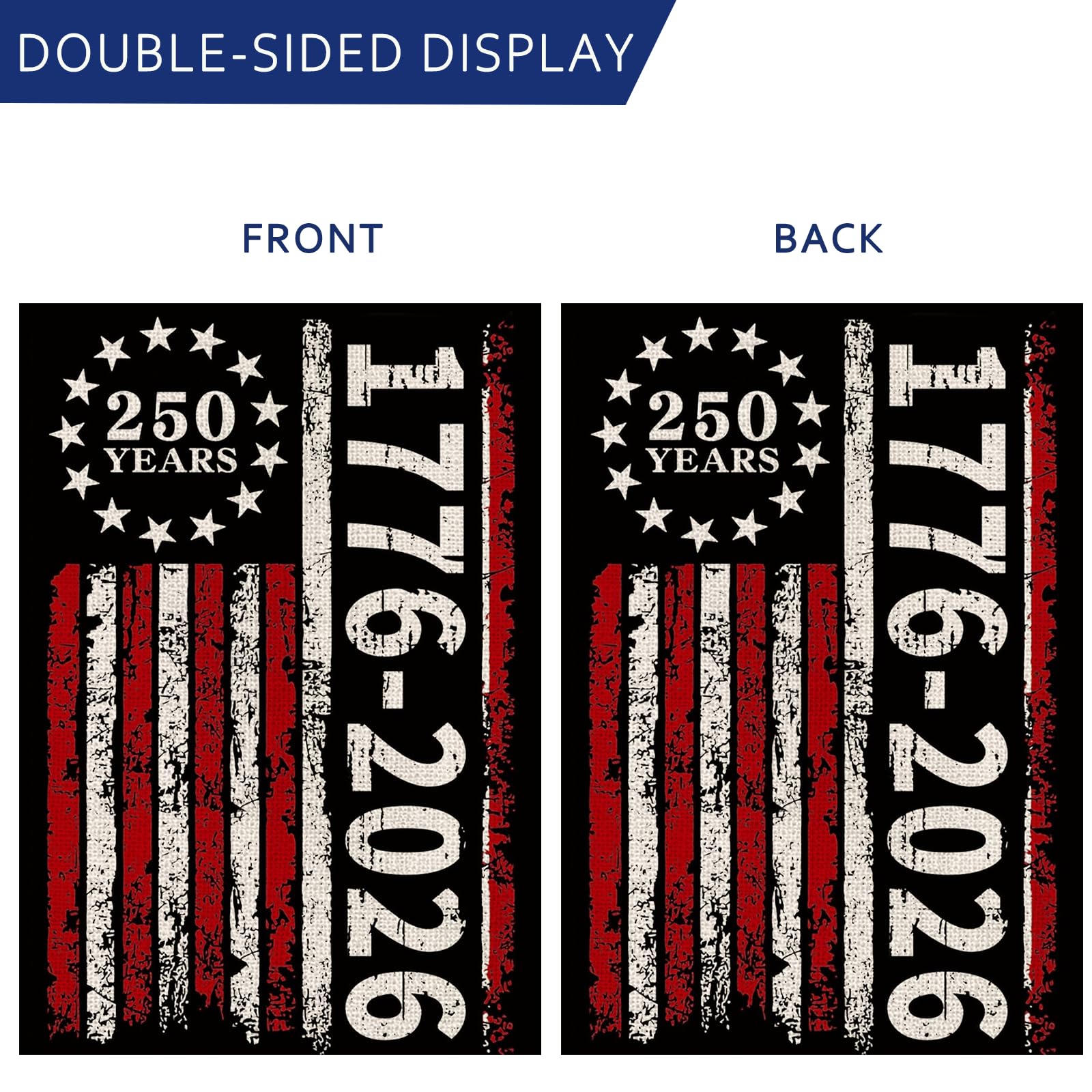 AIBOLYNE 12x18 flag ideal for garden, yard, patio displays.