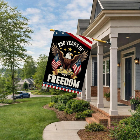 AIBOLYNE 28x40-inch-flag fits standard house flag pole.