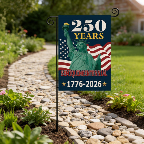 AIBOLYNE flag ready for 4th of July yard display.