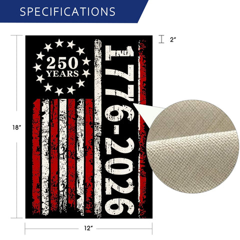 AIBOLYNE burlap flag for durable outdoor use with vibrant colors.