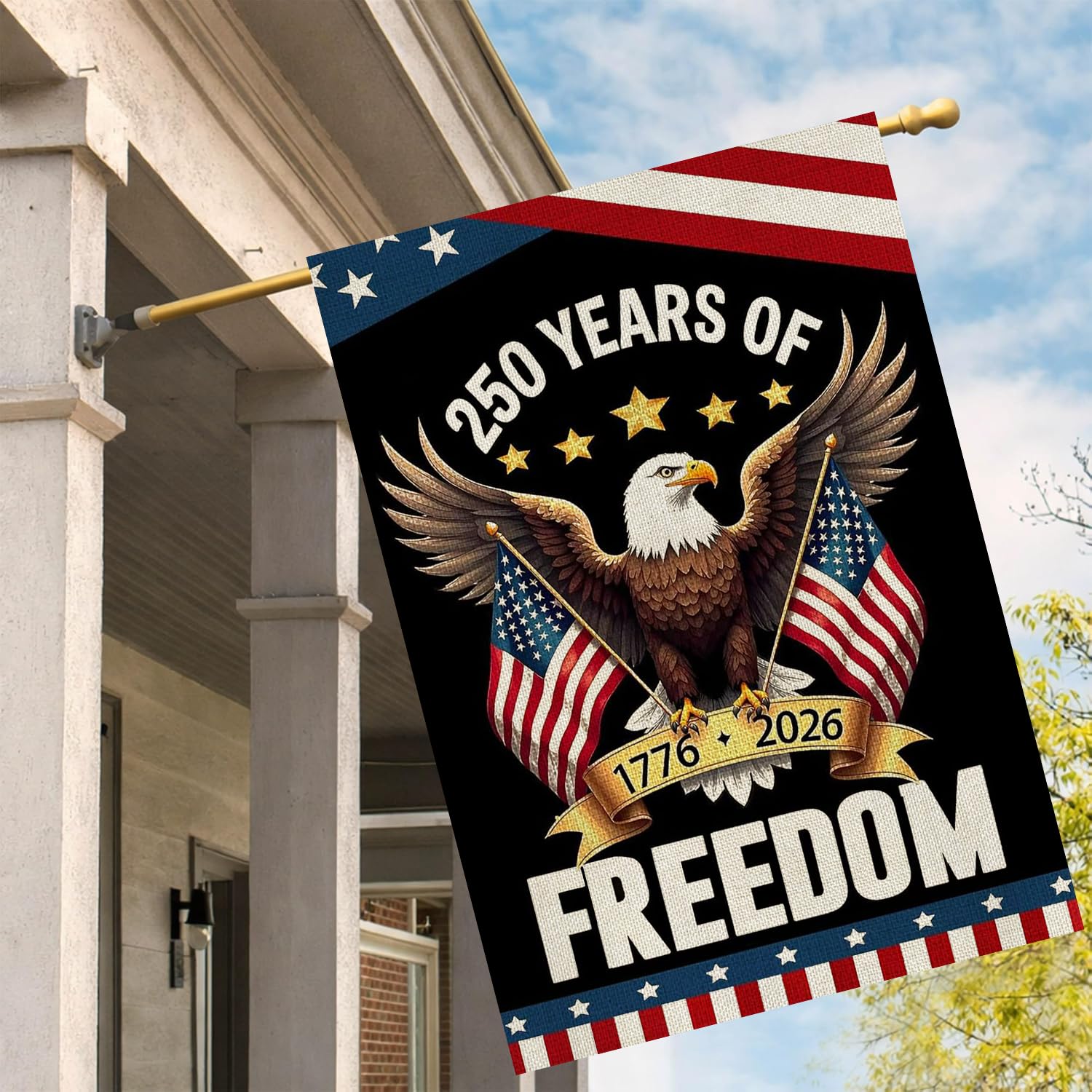 AIBOLYNE durable-burlap-material weather-ready with vivid graphics.