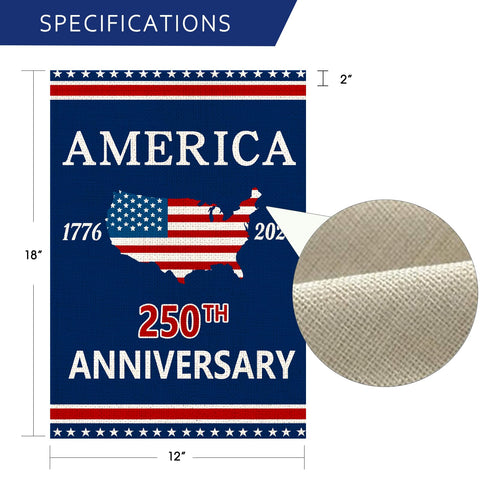 AIBOLYNE durable burlap flag built for outdoor weather resistance.