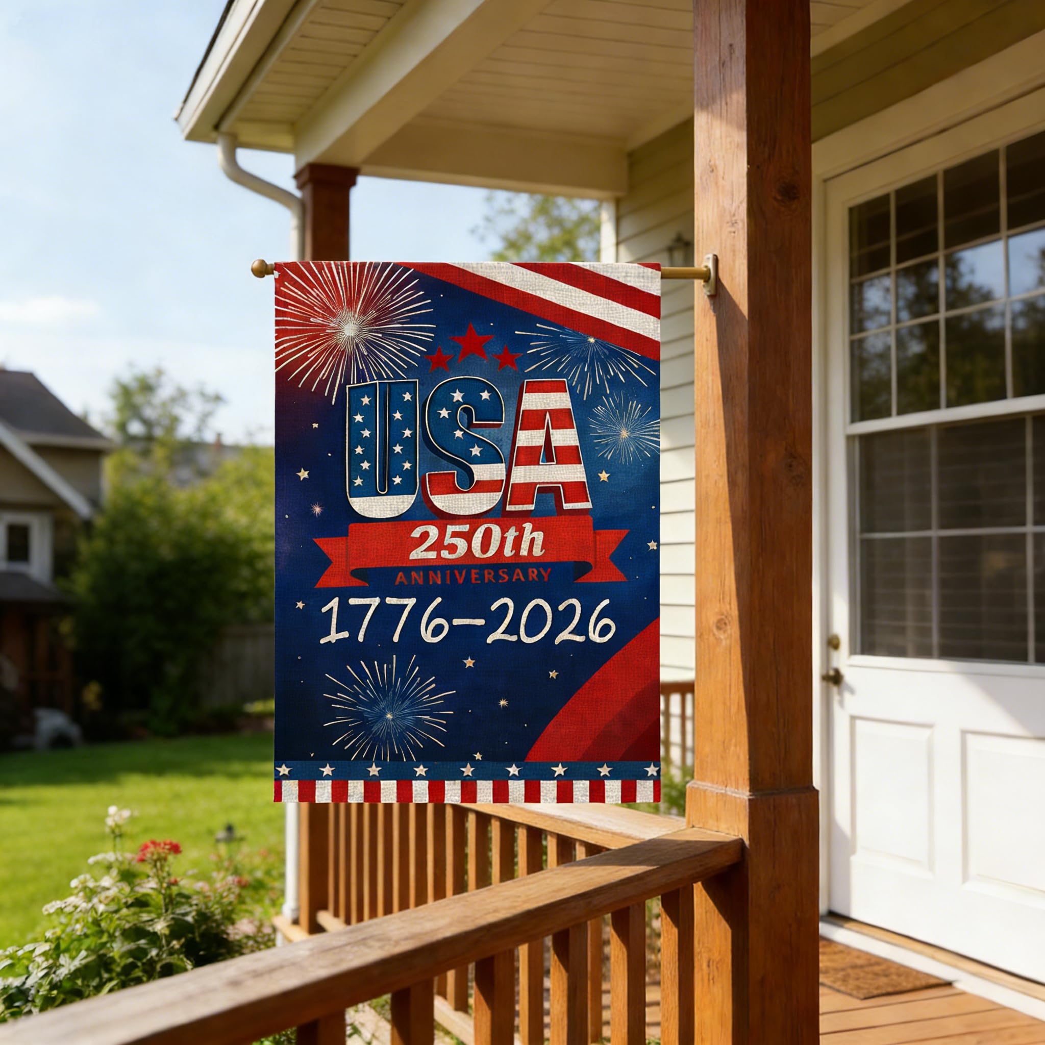 AIBOLYNE durable outdoor flag designed to resist wind and rain.