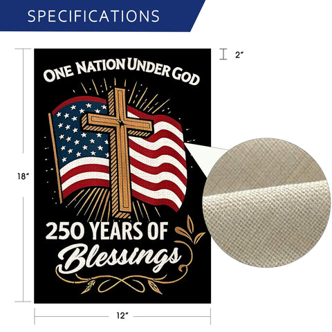 AIBOLYNE flag measures 12x18 inches for standard garden flag holders.