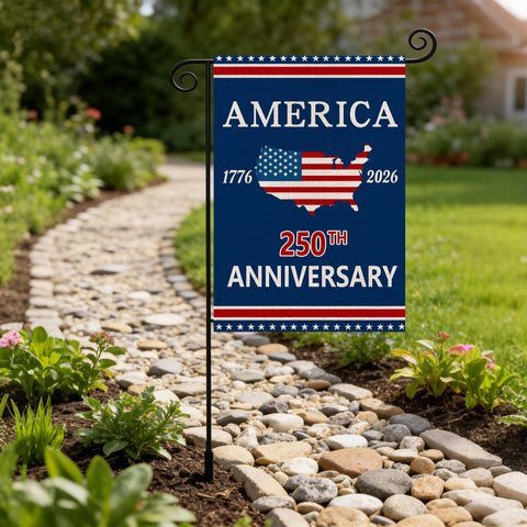 AIBOLYNE vibrant patriotic flag adds color to yard events.