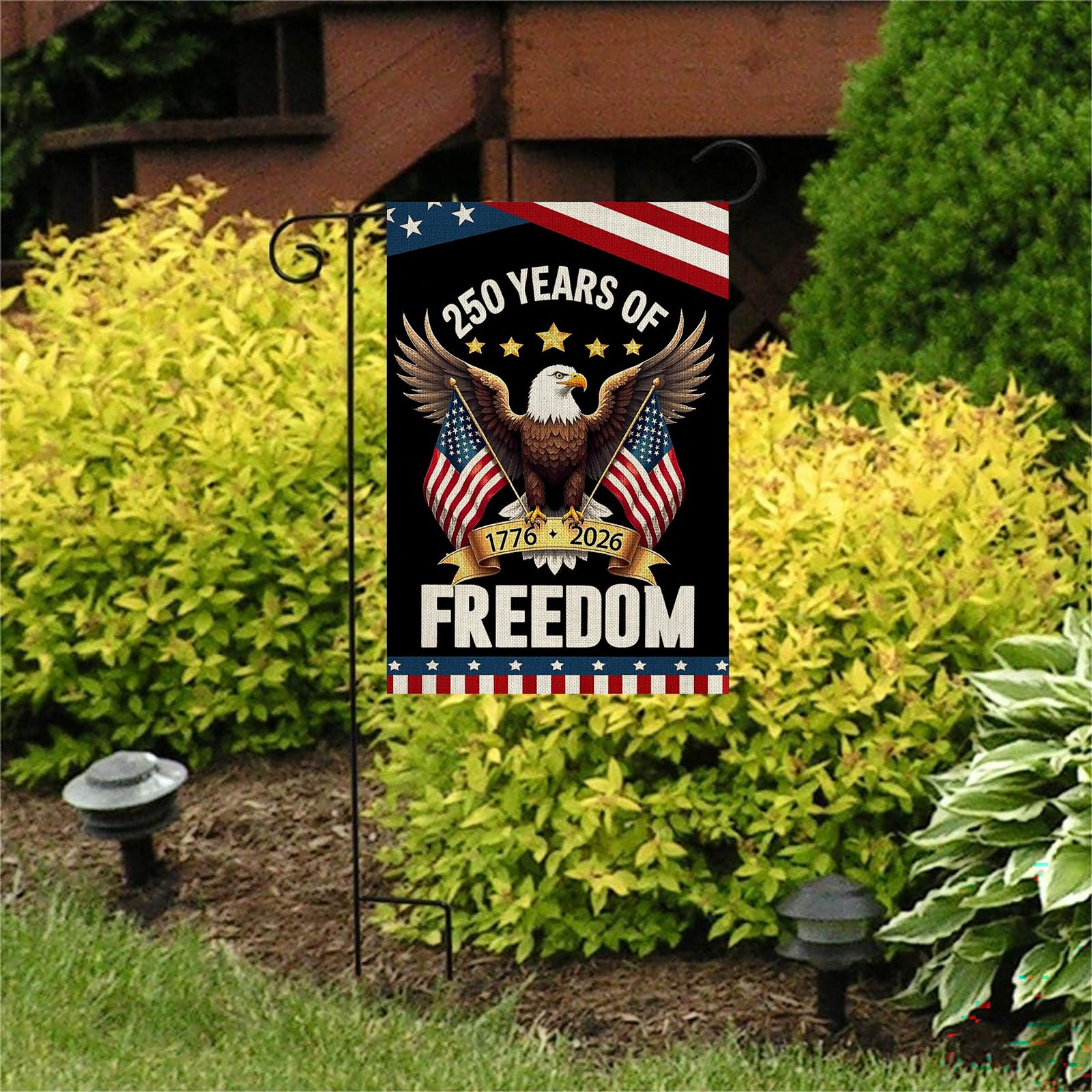 Aibolyne garden display ideas elevate yard decor during national holidays.