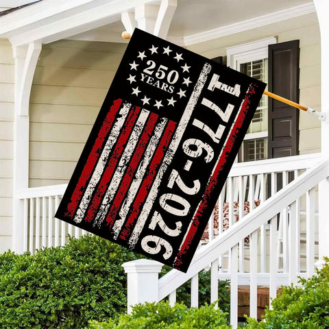 AIBOLYNE Independence Day garden flag adds timeless charm.