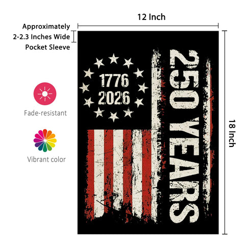 AIBOLYNE Independence themed flag for Memorial Day and Independence Day.