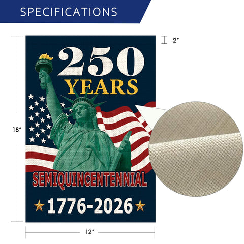 AIBOLYNE navy blue background patriotic artwork for porch or yard.