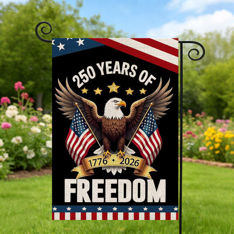 Aibolyne patriotic celebration flag complements porch or patio setups.