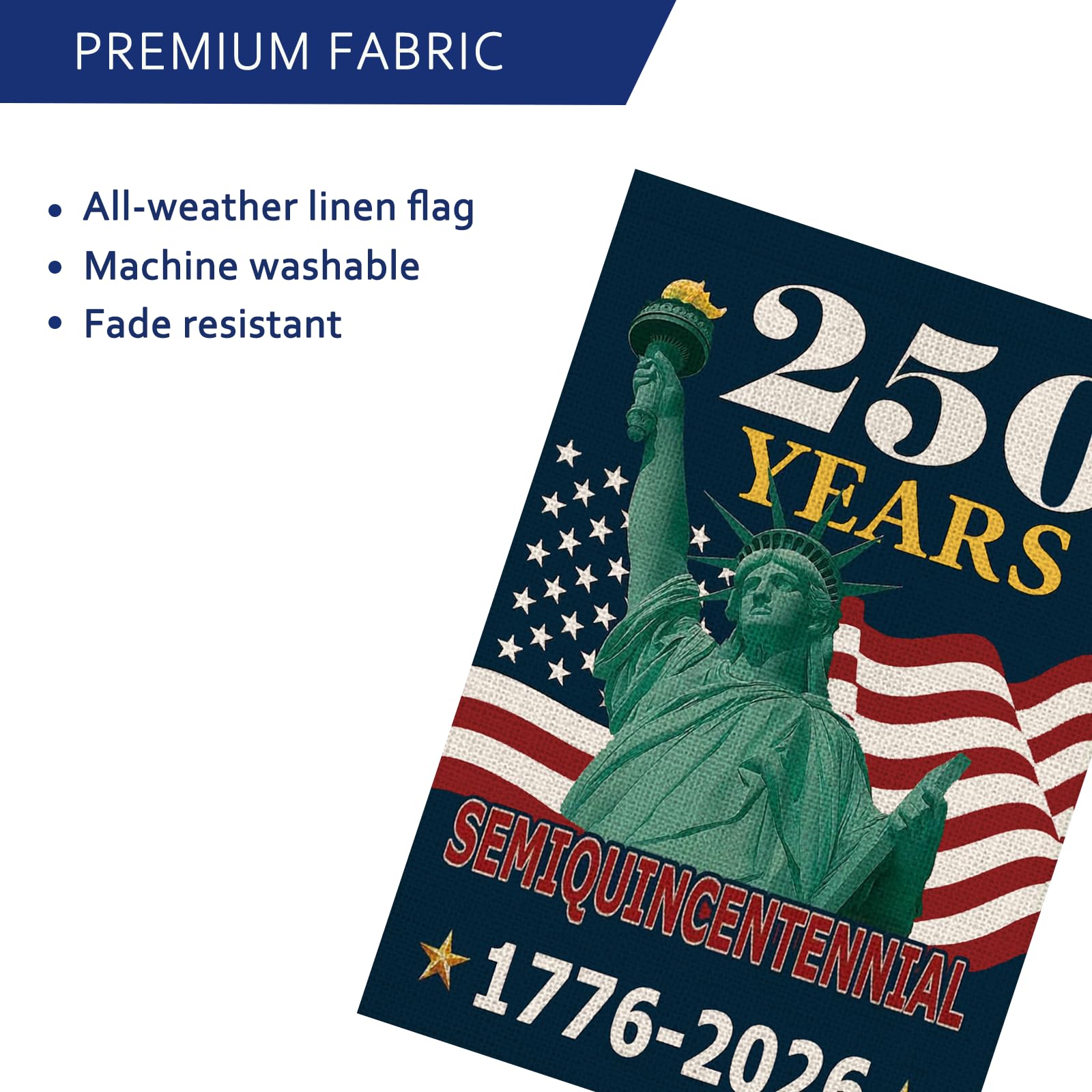 AIBOLYNE semiquincentennial flag commemorating 1776–2026.