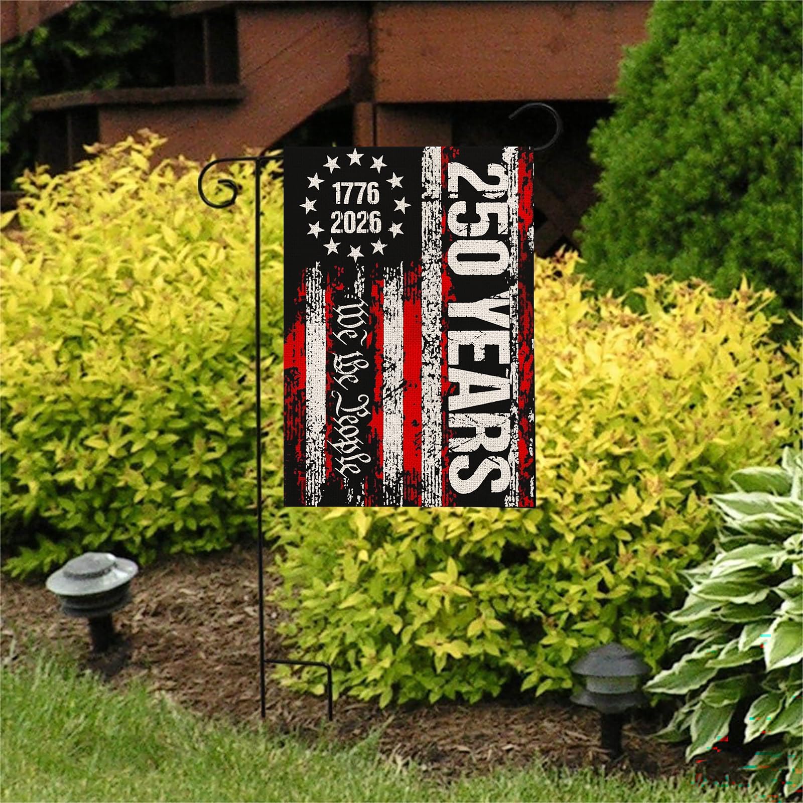 AIBOLYNE USA flag 250 years graphic for festive home decor