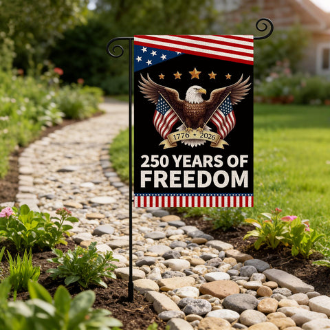 AIBOLYNE flag on durable burlap designed for outdoor use and longevity.