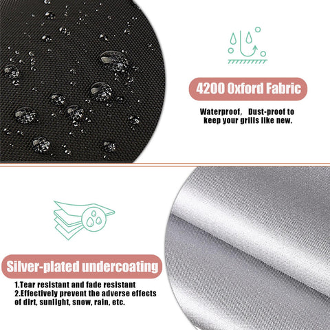 Aidetech durable top-handle design aids easy placement and removal of the cover.
