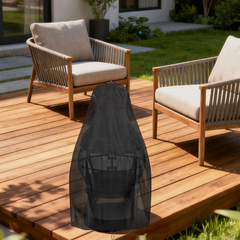 Aidetech windproof bottom with drawstring keeps the cover secure on breezy evenings.
