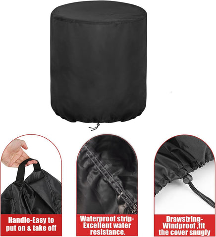 Aidetech 500D Oxford fabric cover resists rain and dirt for long-lasting use