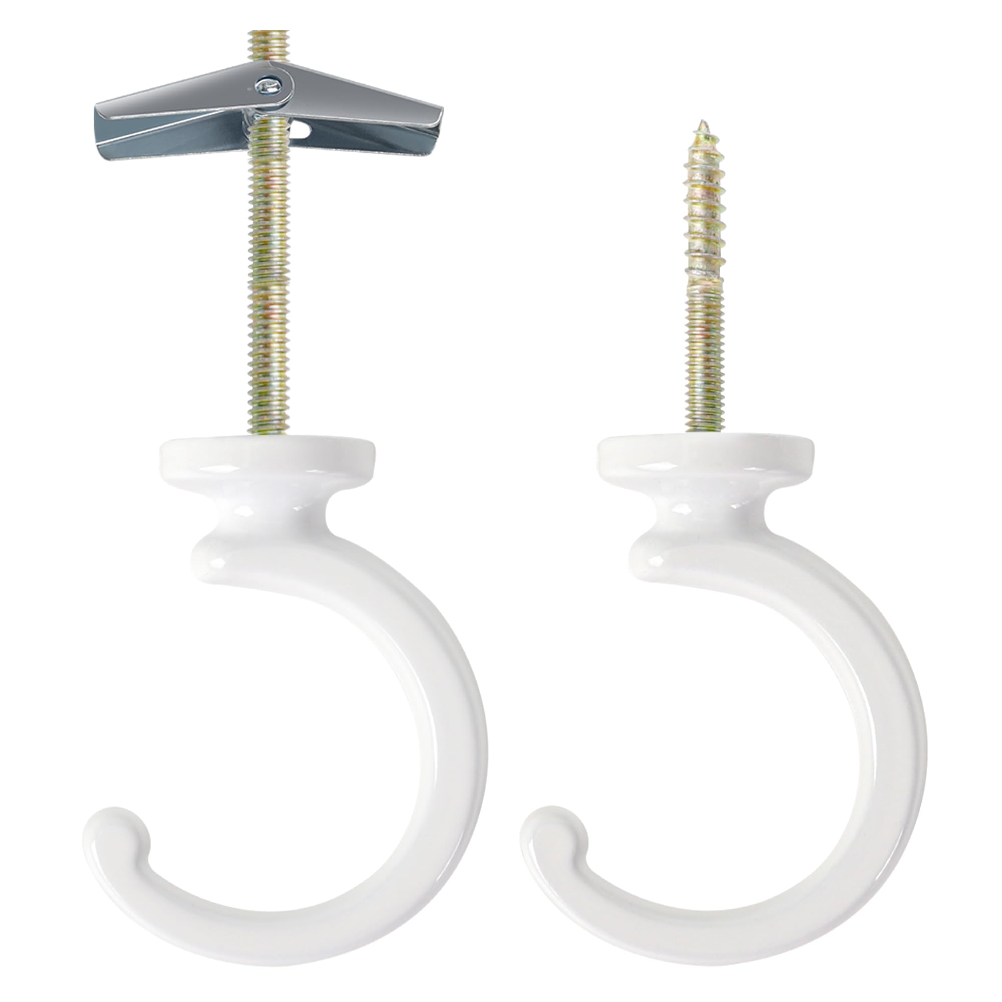 Aidoclip 2pcs ceiling hooks plant hanger showing sturdy plant display