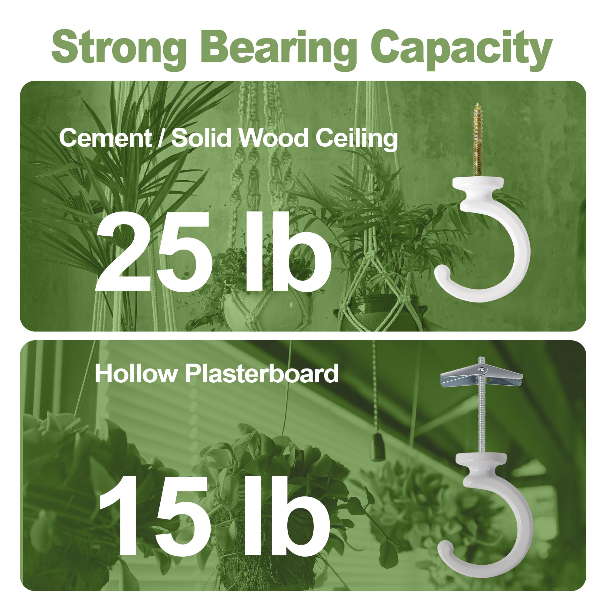 Aidoclip ceiling hook closeup metal shows durable construction and load capacity.