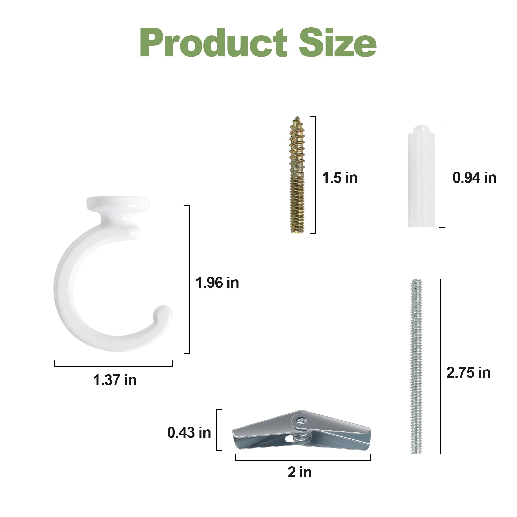 Aidoclip multi-hook set provides abundant hang points for organized spaces.