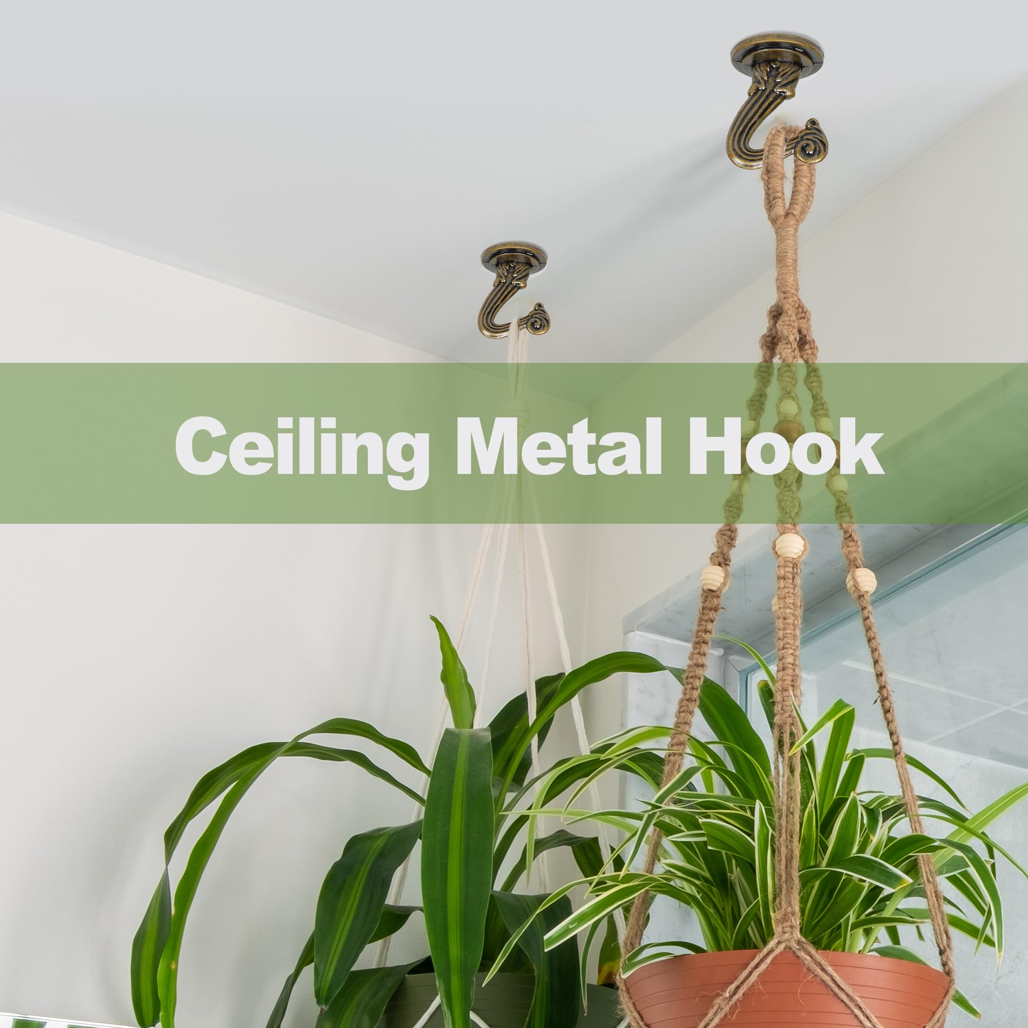 Aidoclip ceiling swag hook set 7-set bundle provides ample hanging hardware.