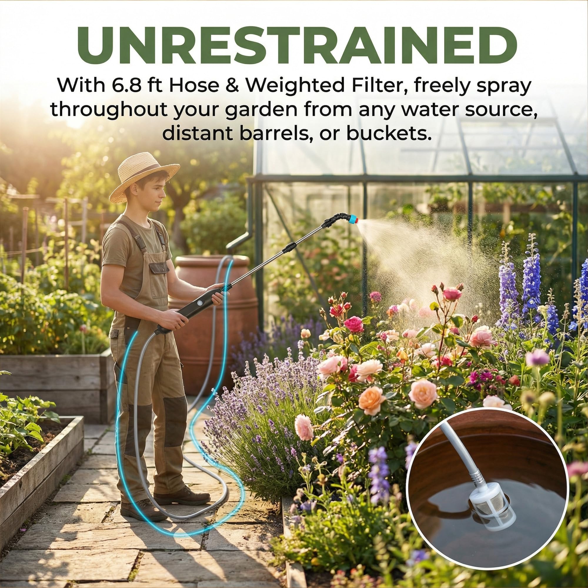Aidoclip USB-C charging powers outdoor watering sessions quickly