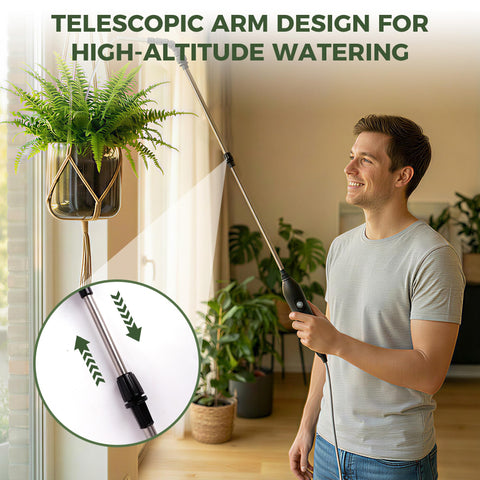 Aidoclip waterer 180 degree rotating nozzle reaches awkward angles precisely